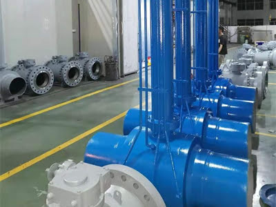 There Are Our Latest Ball Valves In Our Factory