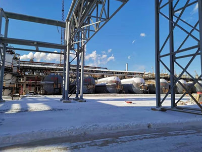 The Site Construction Of Russian Komsomolsk Oil Refinery